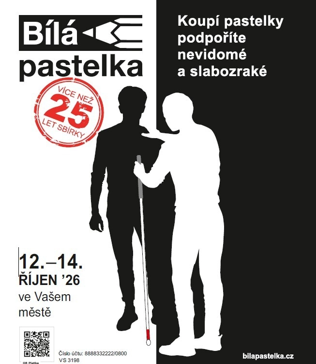 Bílá pastelka