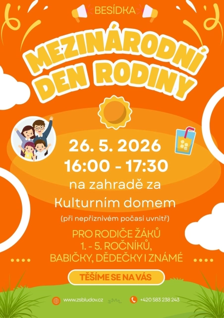 Aktuality - Besídka ke Dni rodiny