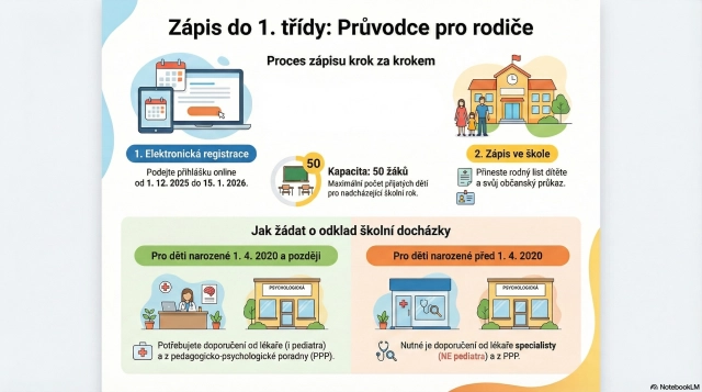 Aktuality - Registrace k zápisu do 1. ročníku